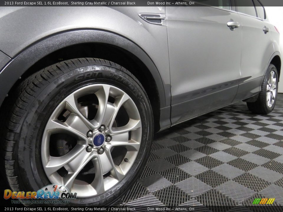 2013 Ford Escape SEL 1.6L EcoBoost Sterling Gray Metallic / Charcoal Black Photo #8