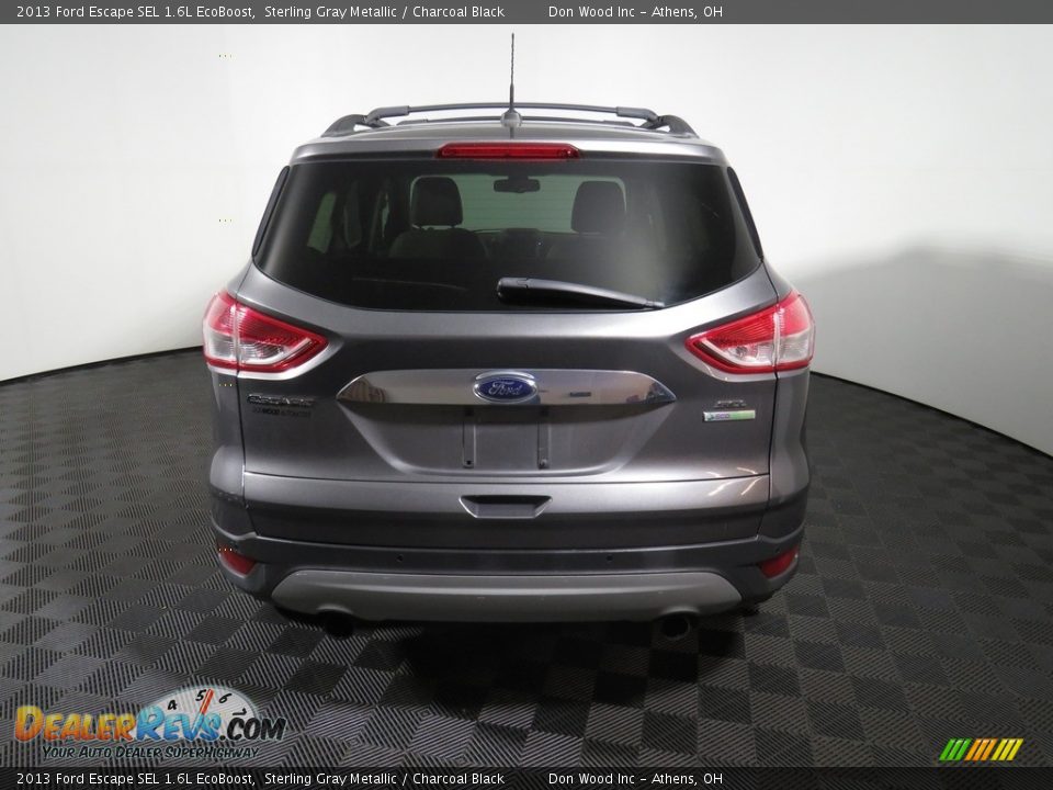 2013 Ford Escape SEL 1.6L EcoBoost Sterling Gray Metallic / Charcoal Black Photo #11