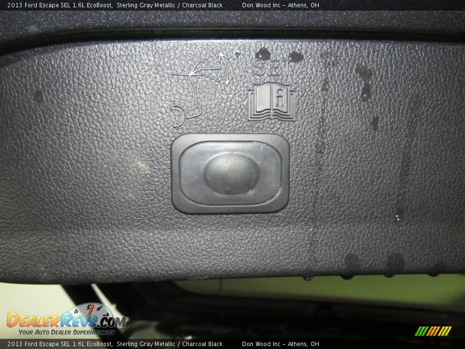 2013 Ford Escape SEL 1.6L EcoBoost Sterling Gray Metallic / Charcoal Black Photo #13
