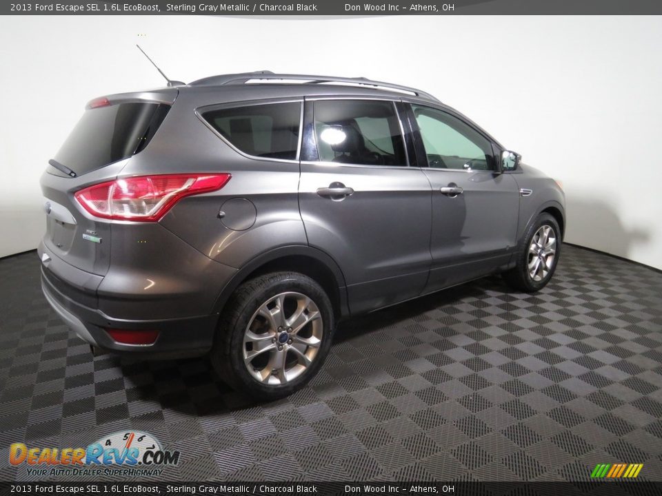 2013 Ford Escape SEL 1.6L EcoBoost Sterling Gray Metallic / Charcoal Black Photo #15