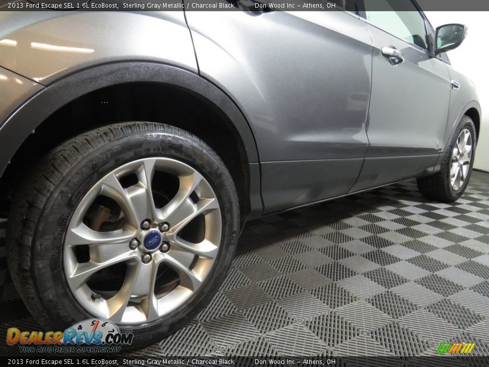 2013 Ford Escape SEL 1.6L EcoBoost Sterling Gray Metallic / Charcoal Black Photo #16
