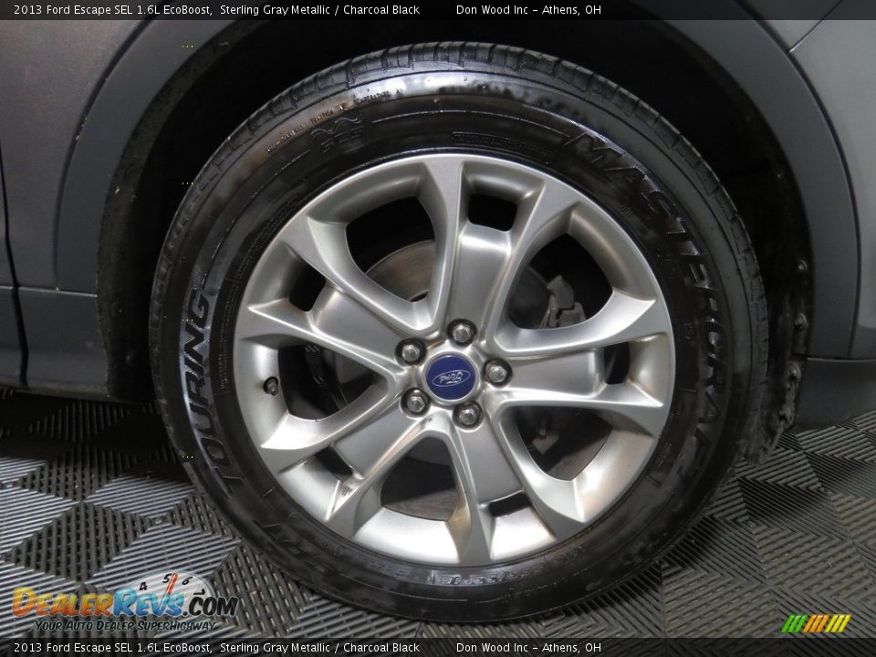 2013 Ford Escape SEL 1.6L EcoBoost Sterling Gray Metallic / Charcoal Black Photo #18