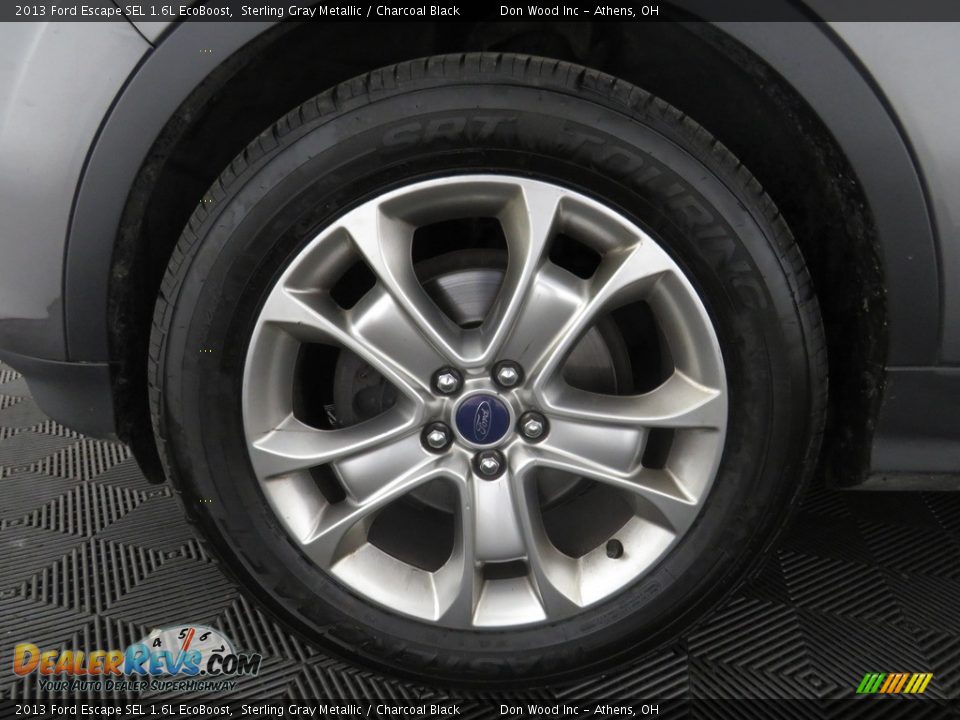 2013 Ford Escape SEL 1.6L EcoBoost Sterling Gray Metallic / Charcoal Black Photo #19