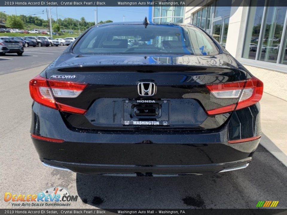 2019 Honda Accord EX Sedan Crystal Black Pearl / Black Photo #6
