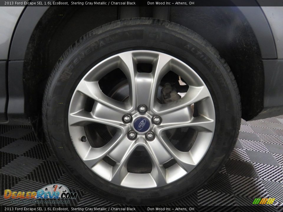 2013 Ford Escape SEL 1.6L EcoBoost Sterling Gray Metallic / Charcoal Black Photo #20