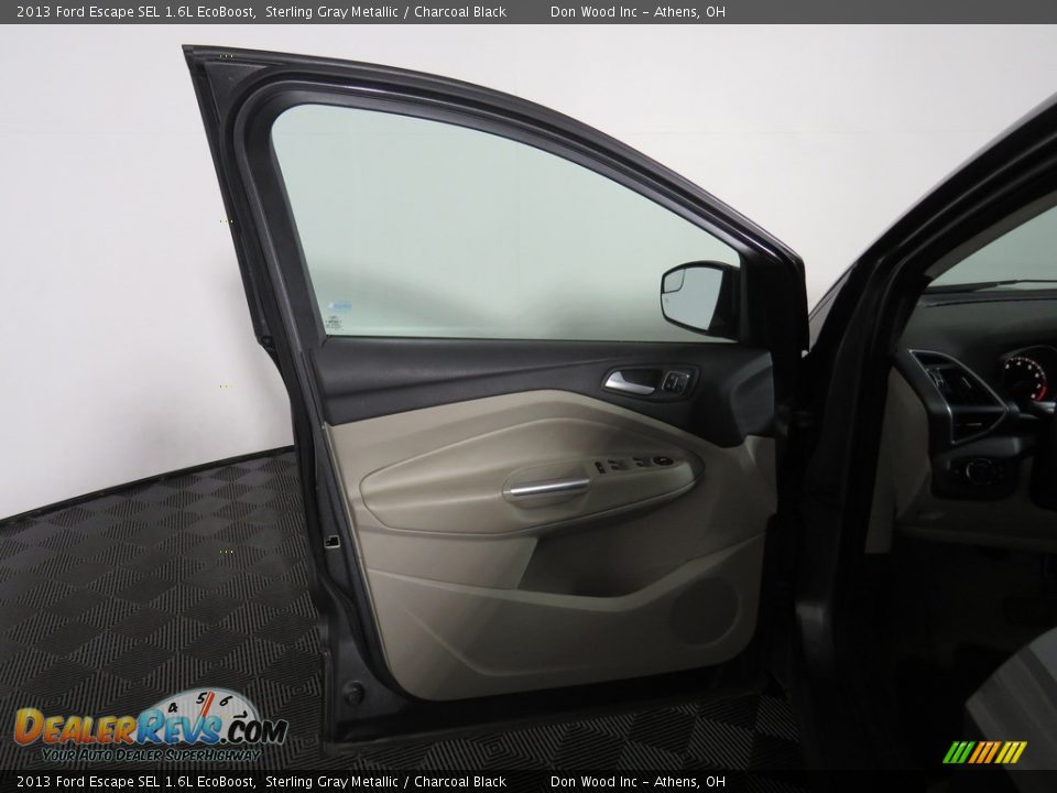 2013 Ford Escape SEL 1.6L EcoBoost Sterling Gray Metallic / Charcoal Black Photo #21