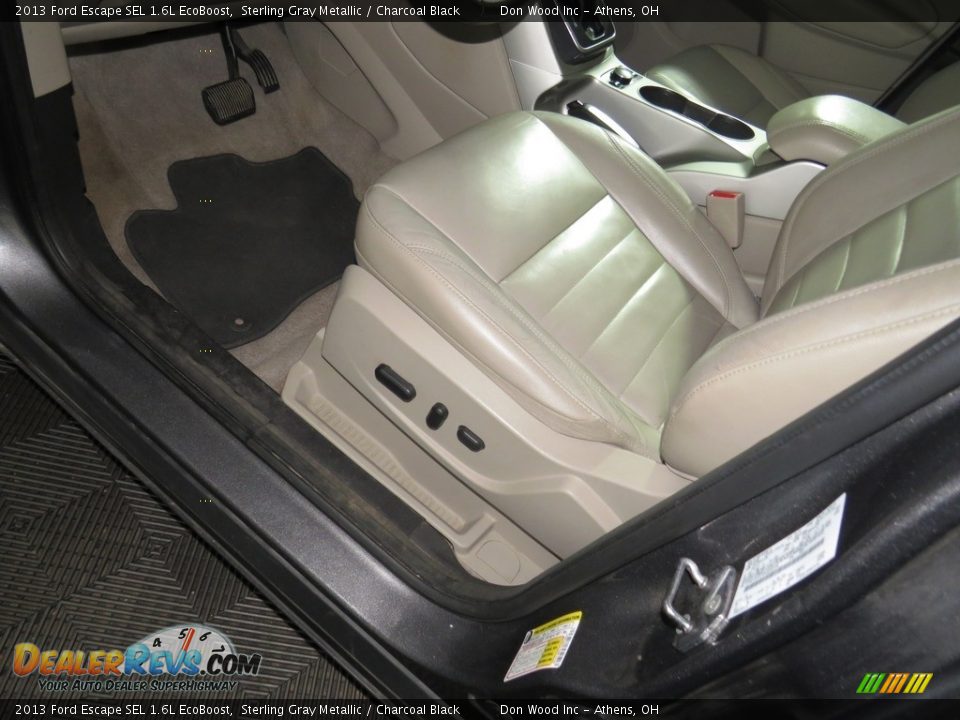 2013 Ford Escape SEL 1.6L EcoBoost Sterling Gray Metallic / Charcoal Black Photo #22