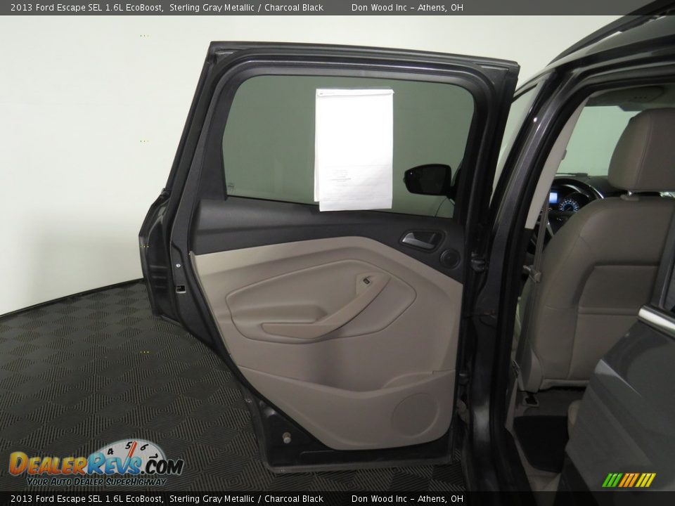 2013 Ford Escape SEL 1.6L EcoBoost Sterling Gray Metallic / Charcoal Black Photo #25