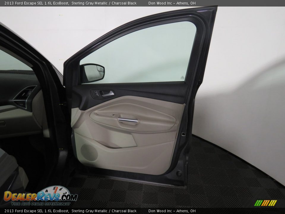 2013 Ford Escape SEL 1.6L EcoBoost Sterling Gray Metallic / Charcoal Black Photo #30