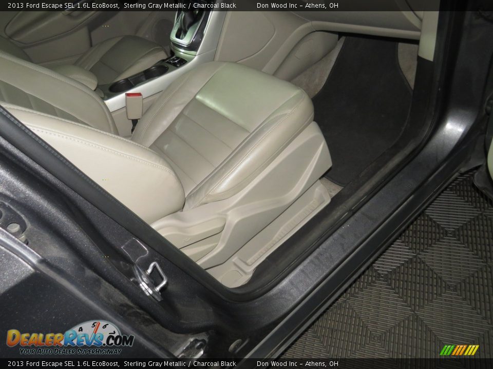 2013 Ford Escape SEL 1.6L EcoBoost Sterling Gray Metallic / Charcoal Black Photo #31