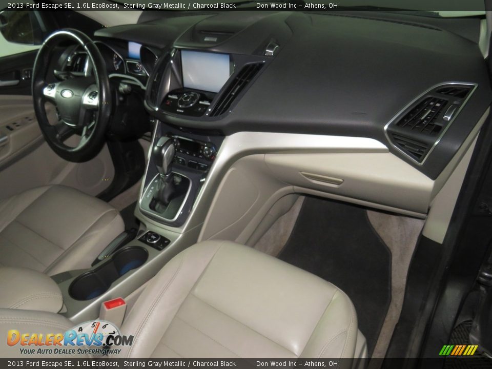 2013 Ford Escape SEL 1.6L EcoBoost Sterling Gray Metallic / Charcoal Black Photo #32