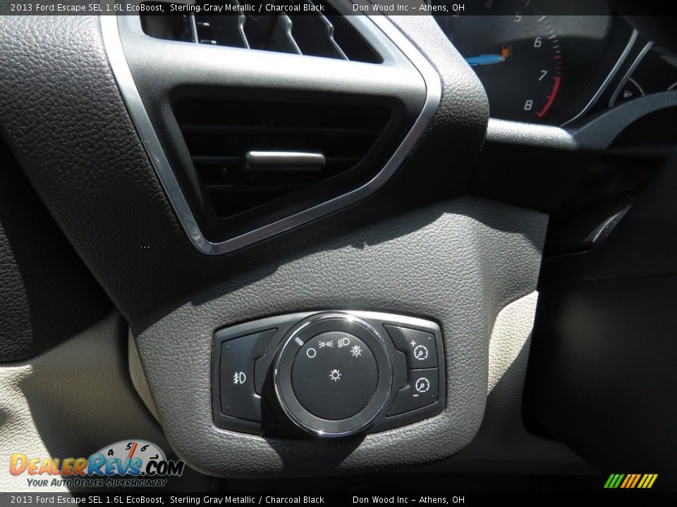 2013 Ford Escape SEL 1.6L EcoBoost Sterling Gray Metallic / Charcoal Black Photo #36