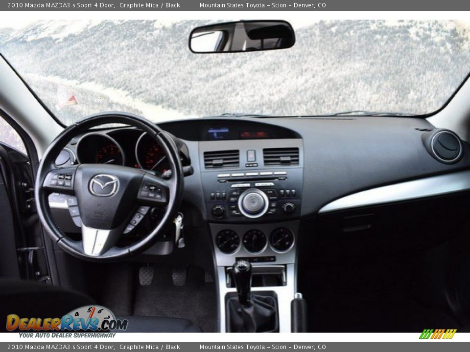 2010 Mazda MAZDA3 s Sport 4 Door Graphite Mica / Black Photo #13