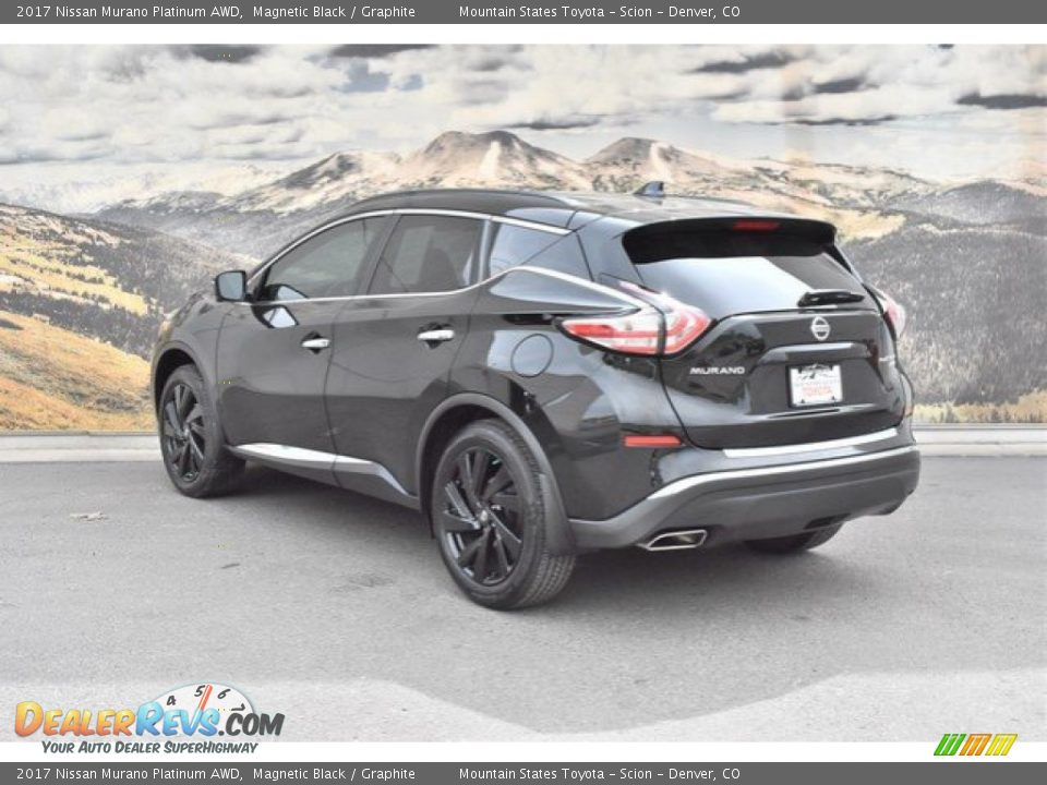 2017 Nissan Murano Platinum AWD Magnetic Black / Graphite Photo #7