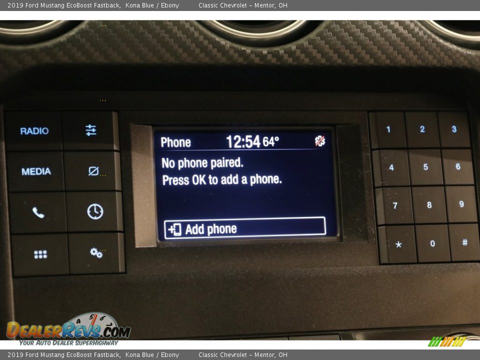 2019 Ford Mustang EcoBoost Fastback Kona Blue / Ebony Photo #11