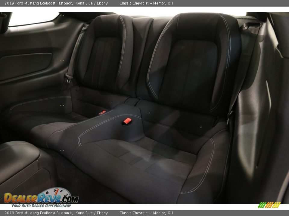 2019 Ford Mustang EcoBoost Fastback Kona Blue / Ebony Photo #17