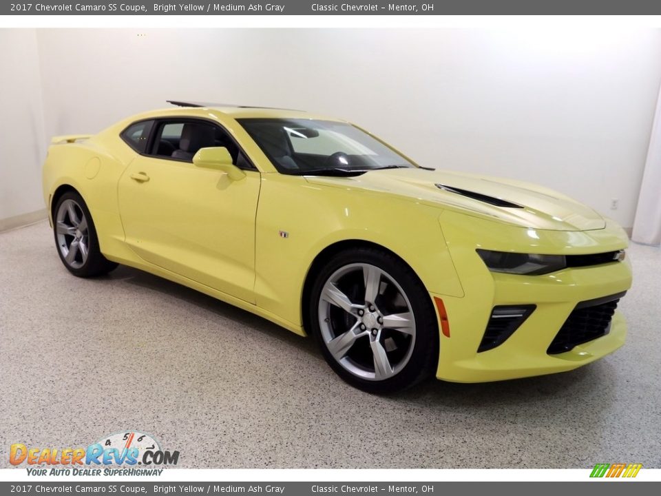 2017 Chevrolet Camaro SS Coupe Bright Yellow / Medium Ash Gray Photo #1