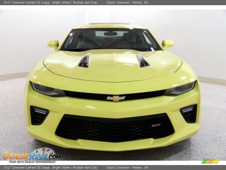 2017 Chevrolet Camaro SS Coupe Bright Yellow / Medium Ash Gray Photo #2