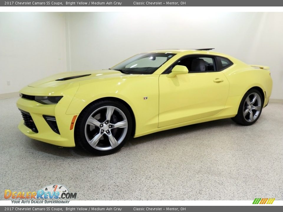 2017 Chevrolet Camaro SS Coupe Bright Yellow / Medium Ash Gray Photo #3