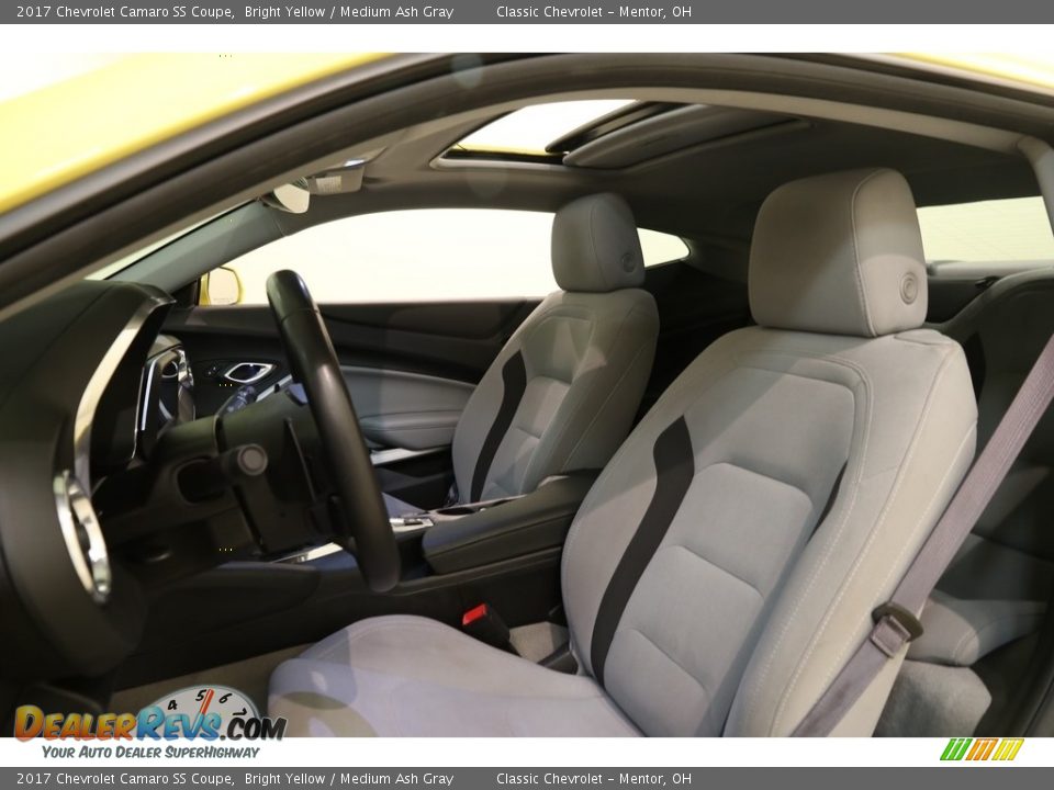 2017 Chevrolet Camaro SS Coupe Bright Yellow / Medium Ash Gray Photo #5