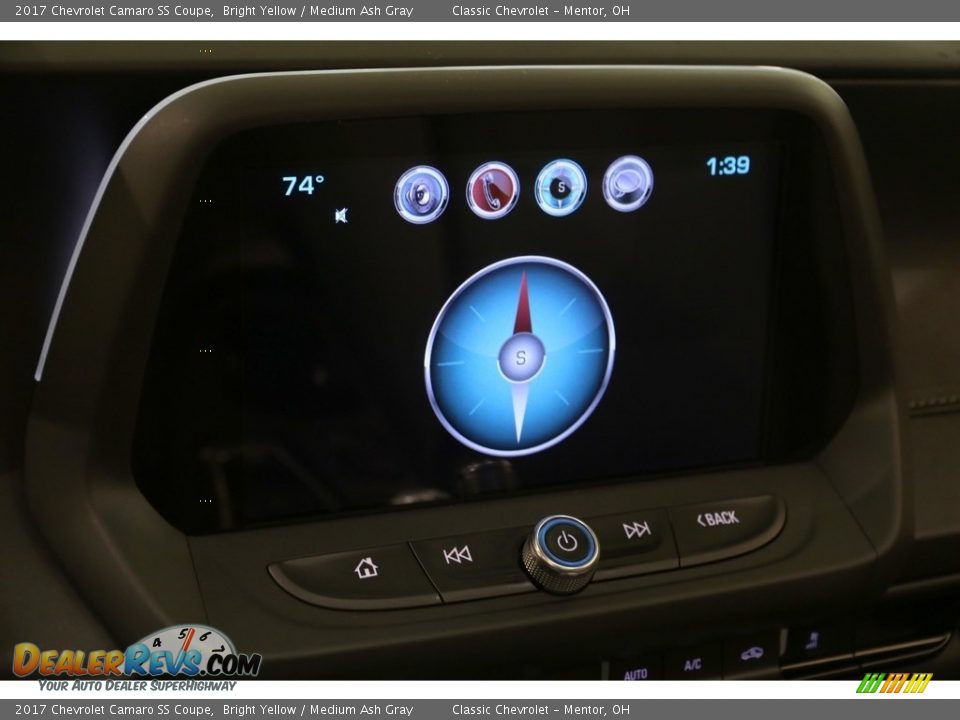 2017 Chevrolet Camaro SS Coupe Bright Yellow / Medium Ash Gray Photo #12