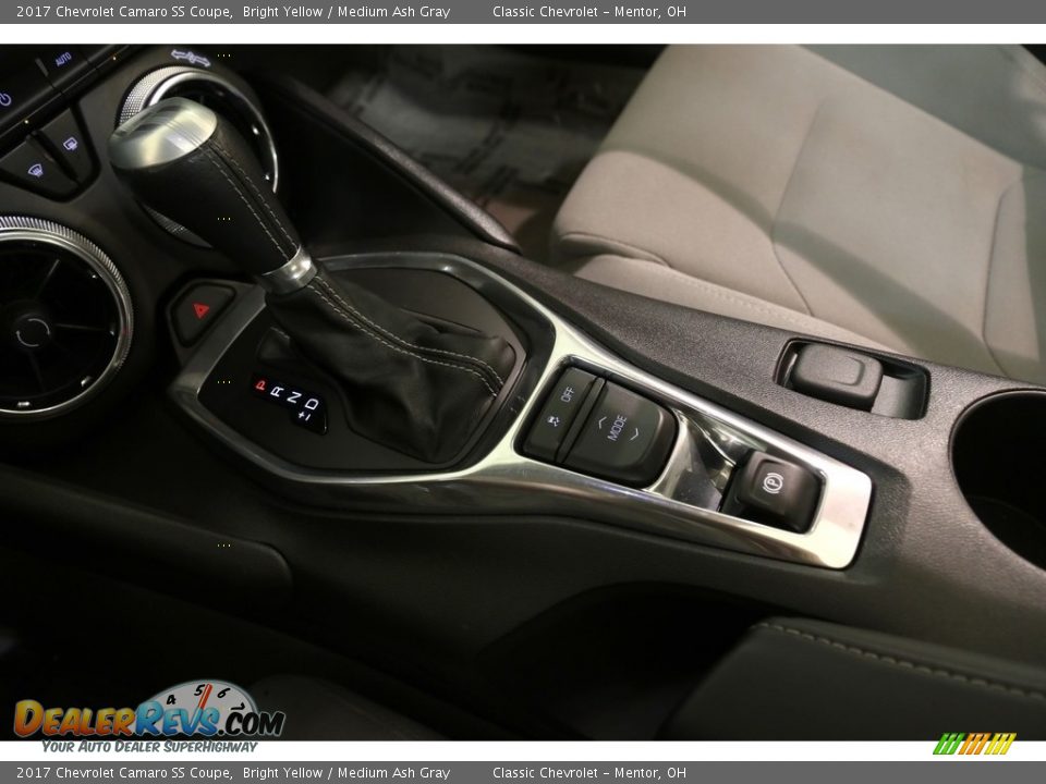 2017 Chevrolet Camaro SS Coupe Bright Yellow / Medium Ash Gray Photo #17