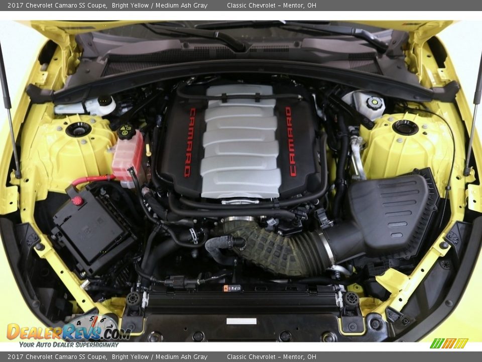 2017 Chevrolet Camaro SS Coupe Bright Yellow / Medium Ash Gray Photo #22