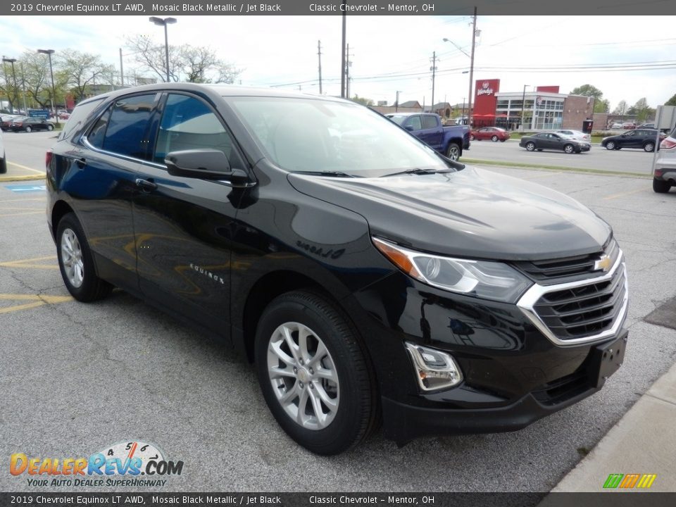 2019 Chevrolet Equinox LT AWD Mosaic Black Metallic / Jet Black Photo #3