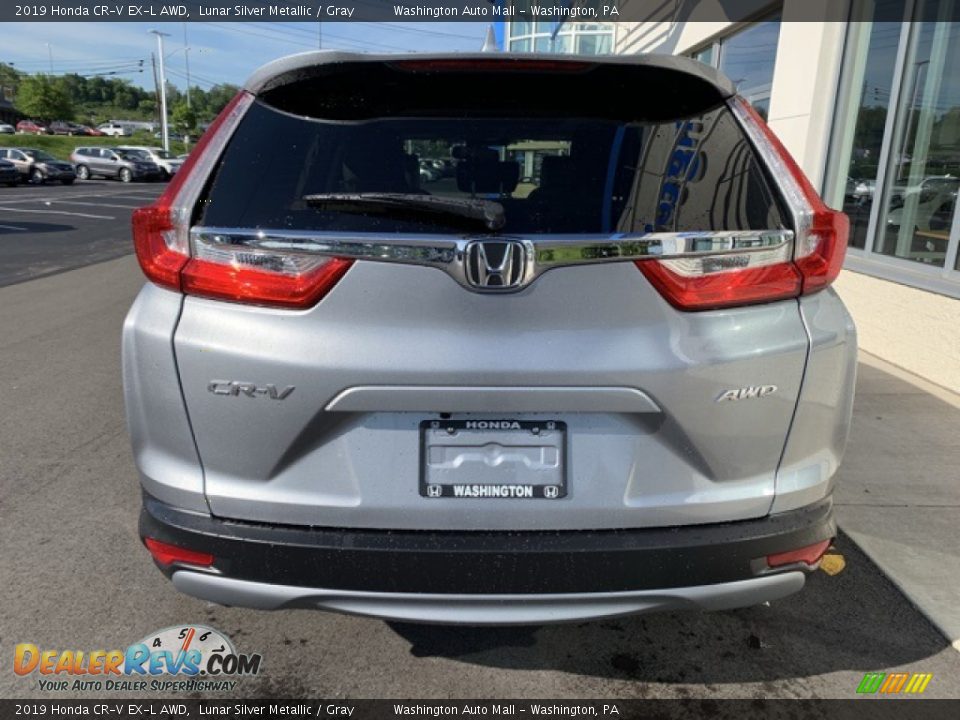 2019 Honda CR-V EX-L AWD Lunar Silver Metallic / Gray Photo #6