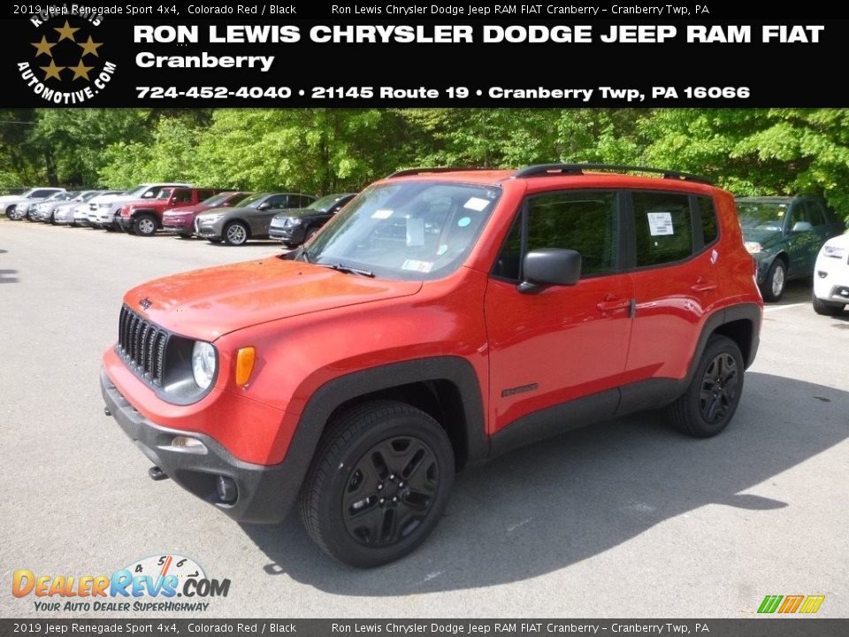 2019 Jeep Renegade Sport 4x4 Colorado Red / Black Photo #1