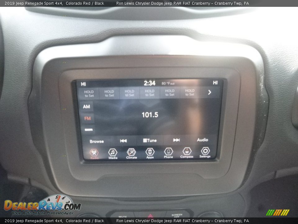 2019 Jeep Renegade Sport 4x4 Colorado Red / Black Photo #17