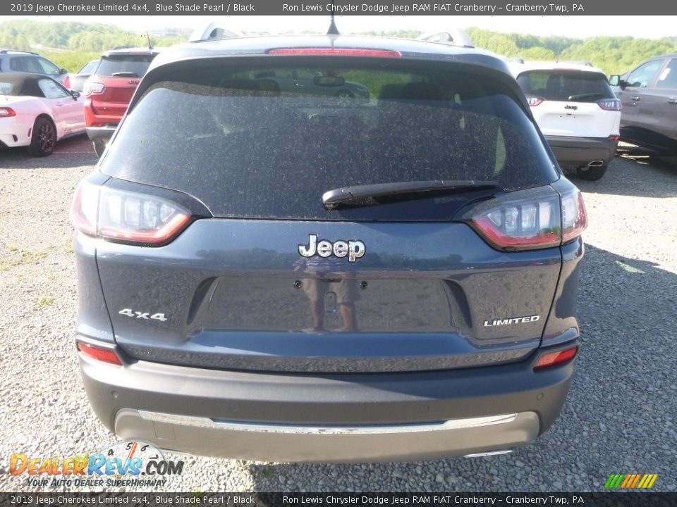 2019 Jeep Cherokee Limited 4x4 Blue Shade Pearl / Black Photo #4