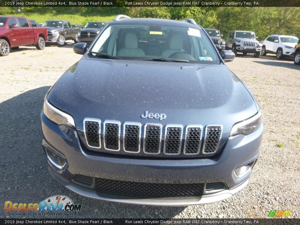 2019 Jeep Cherokee Limited 4x4 Blue Shade Pearl / Black Photo #8