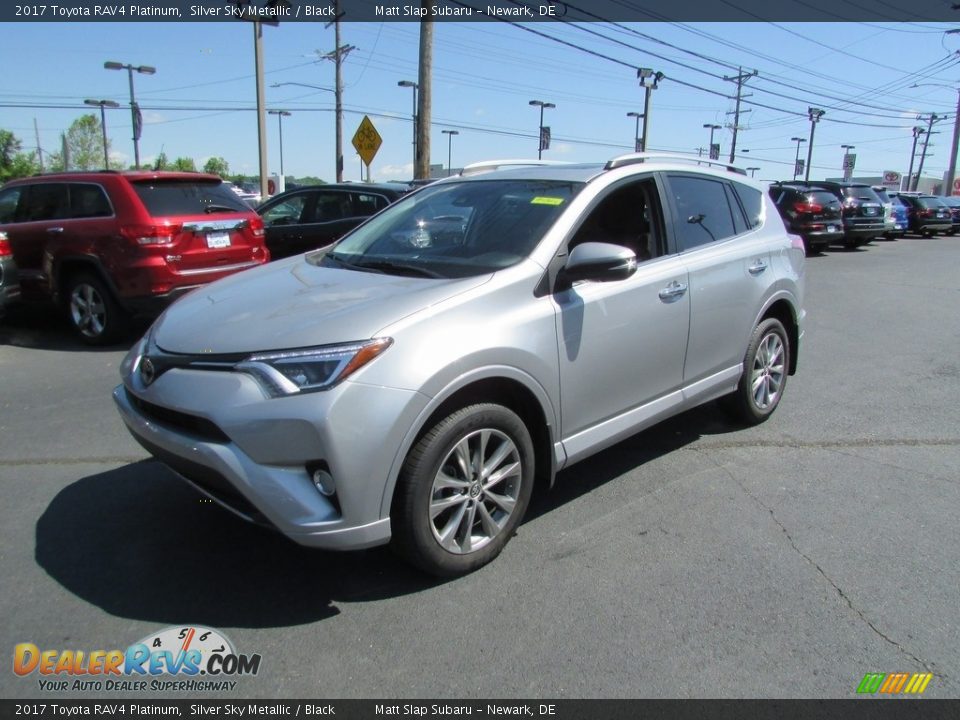 2017 Toyota RAV4 Platinum Silver Sky Metallic / Black Photo #2