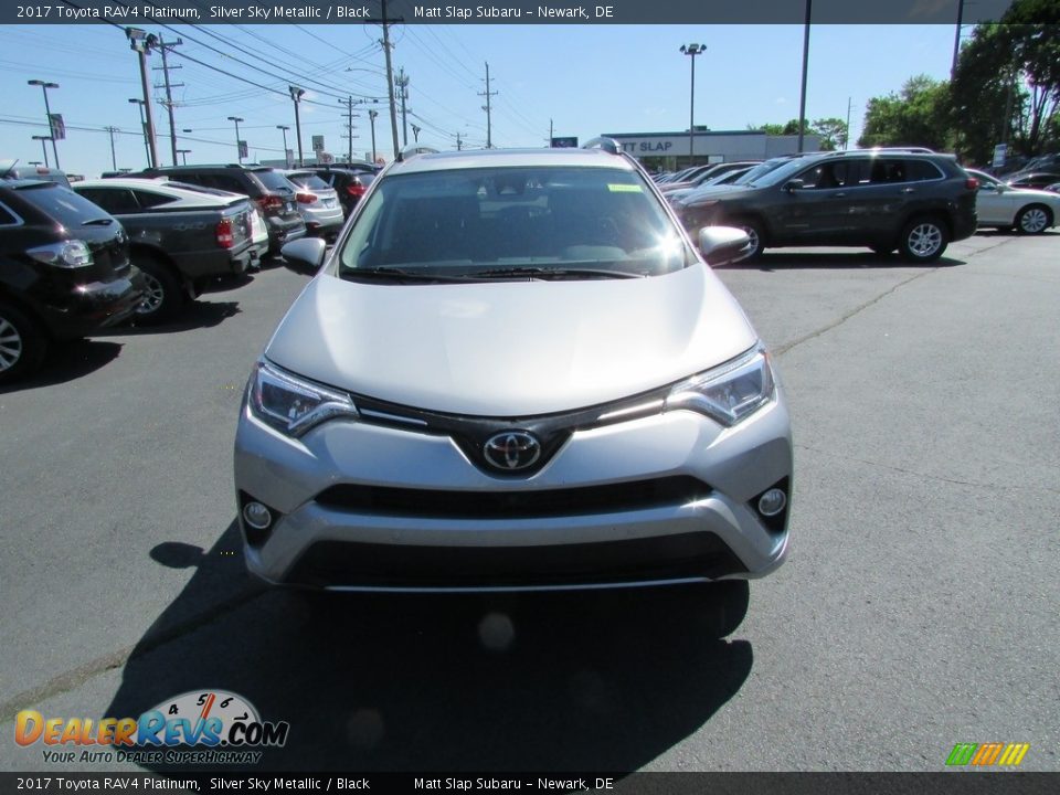 2017 Toyota RAV4 Platinum Silver Sky Metallic / Black Photo #3