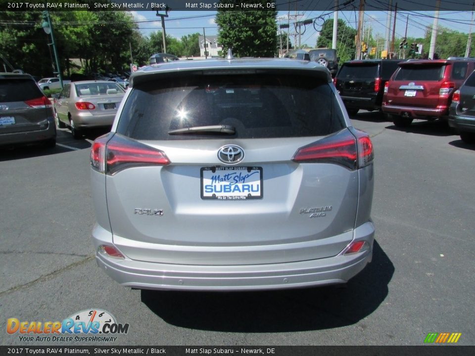 2017 Toyota RAV4 Platinum Silver Sky Metallic / Black Photo #7