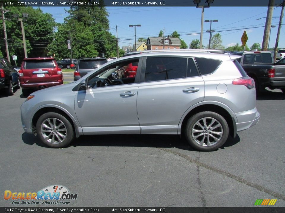 2017 Toyota RAV4 Platinum Silver Sky Metallic / Black Photo #9