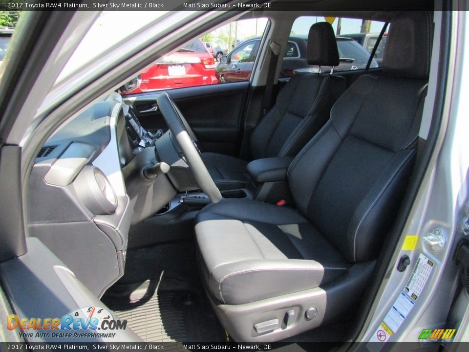 2017 Toyota RAV4 Platinum Silver Sky Metallic / Black Photo #16