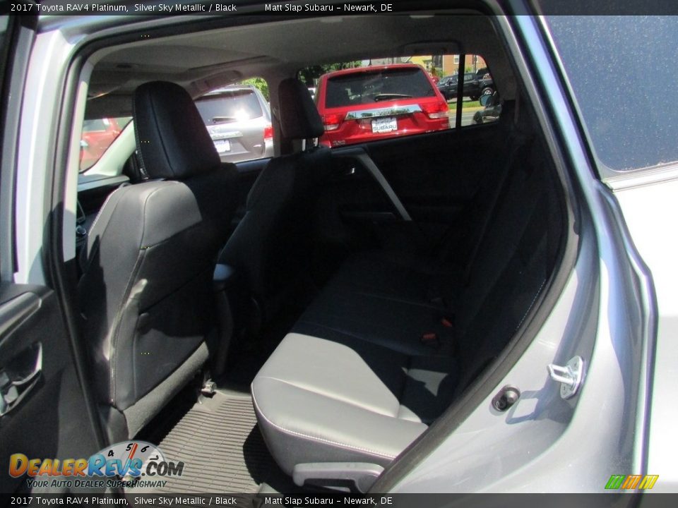 2017 Toyota RAV4 Platinum Silver Sky Metallic / Black Photo #22