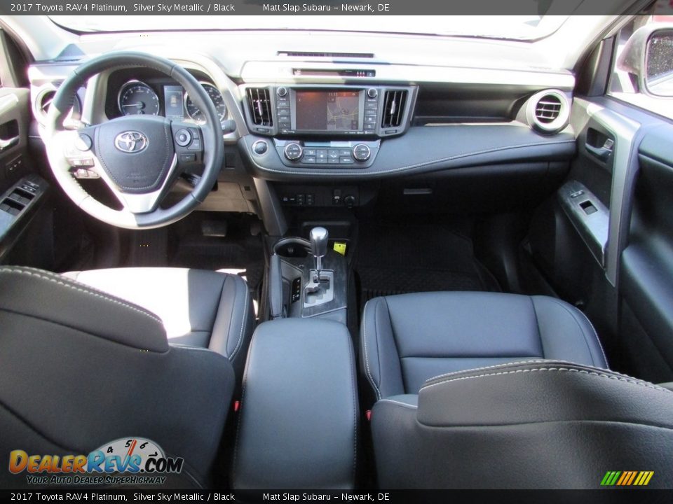 2017 Toyota RAV4 Platinum Silver Sky Metallic / Black Photo #25