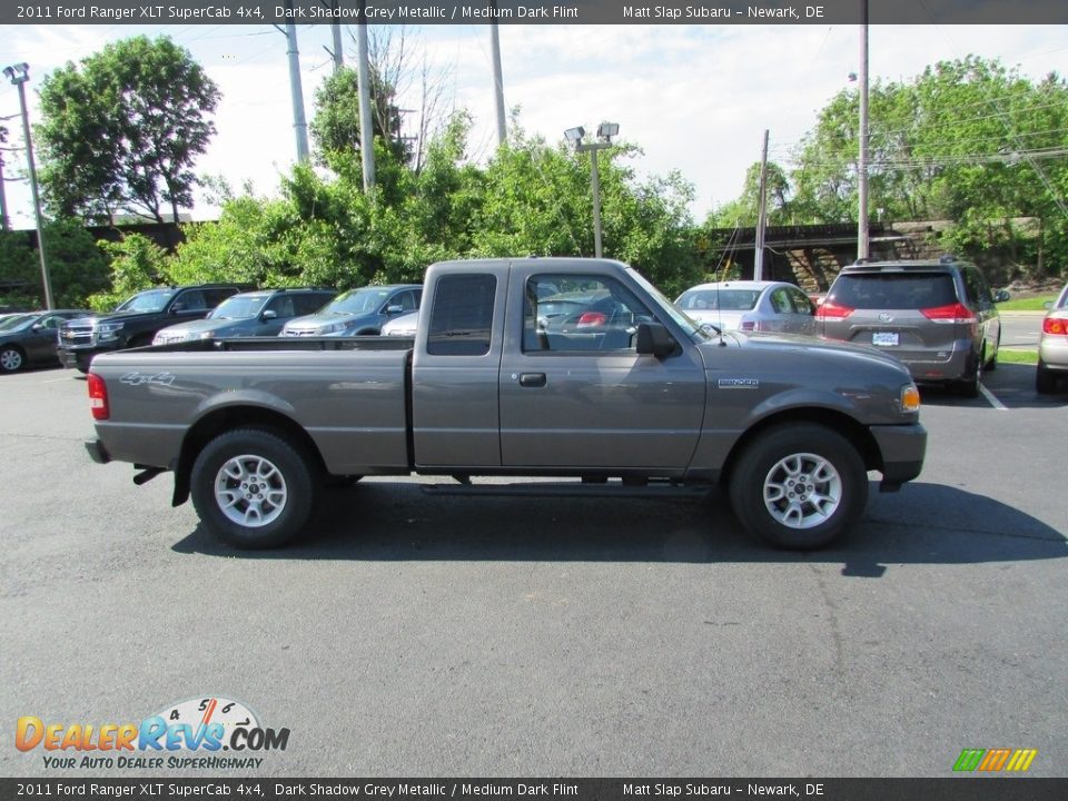 2011 Ford Ranger XLT SuperCab 4x4 Dark Shadow Grey Metallic / Medium Dark Flint Photo #5