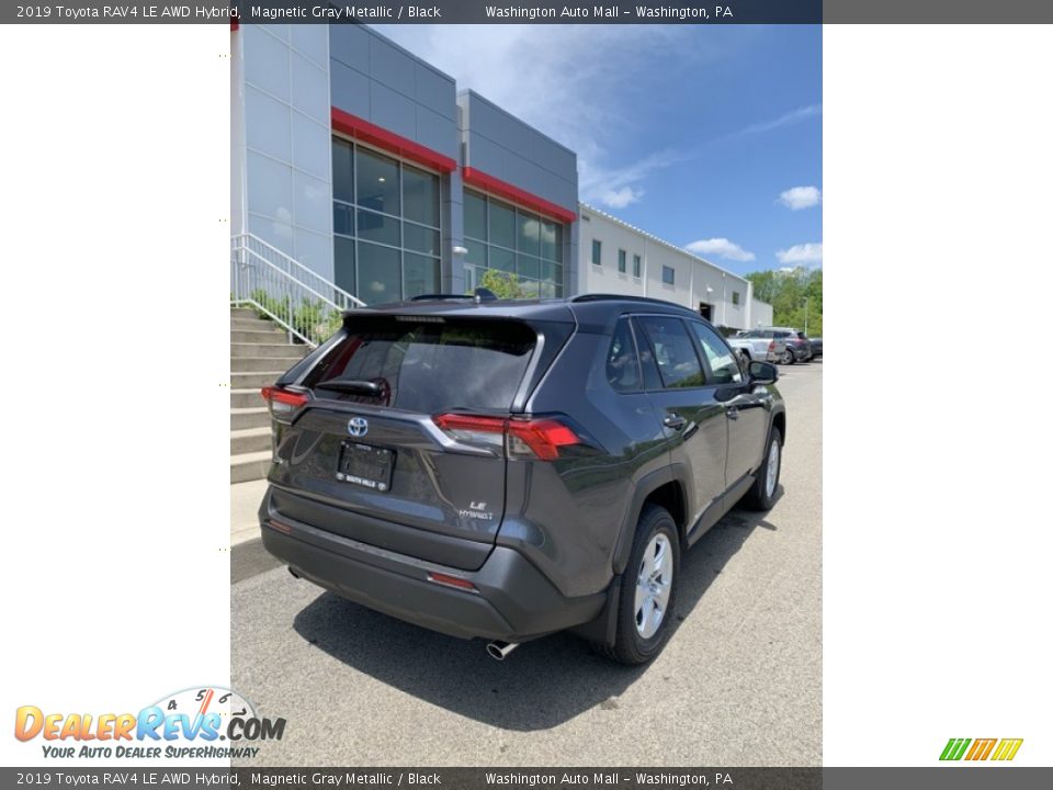 2019 Toyota RAV4 LE AWD Hybrid Magnetic Gray Metallic / Black Photo #6
