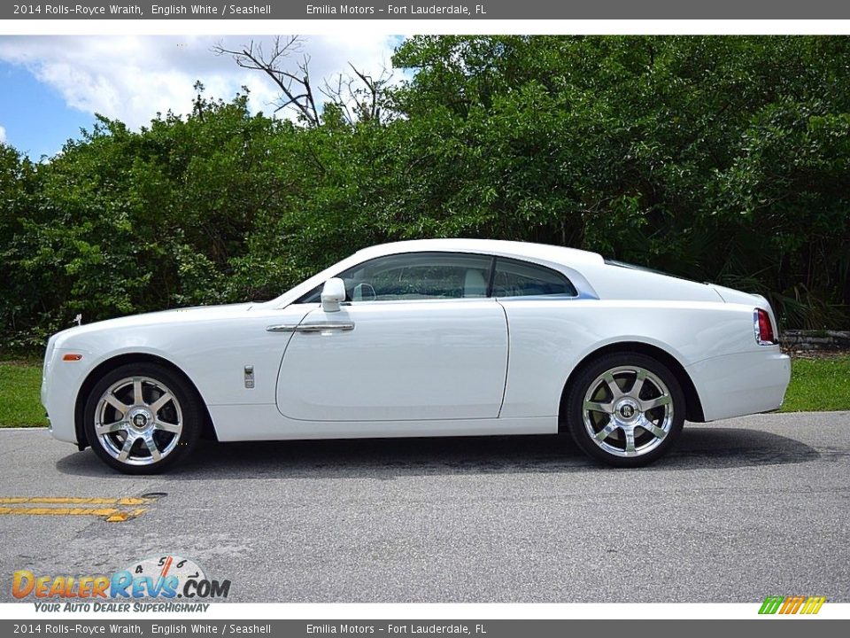 English White 2014 Rolls-Royce Wraith  Photo #11