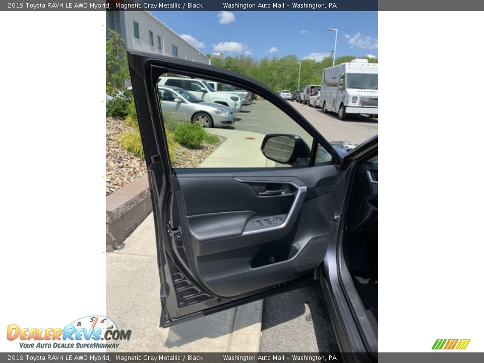 2019 Toyota RAV4 LE AWD Hybrid Magnetic Gray Metallic / Black Photo #8