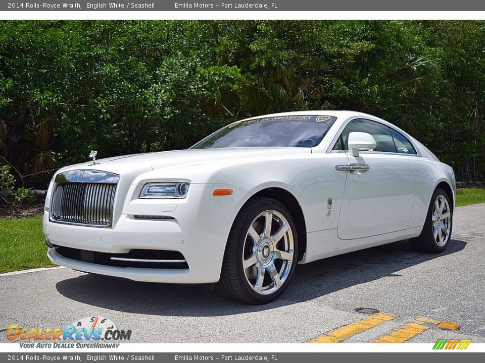 English White 2014 Rolls-Royce Wraith  Photo #12