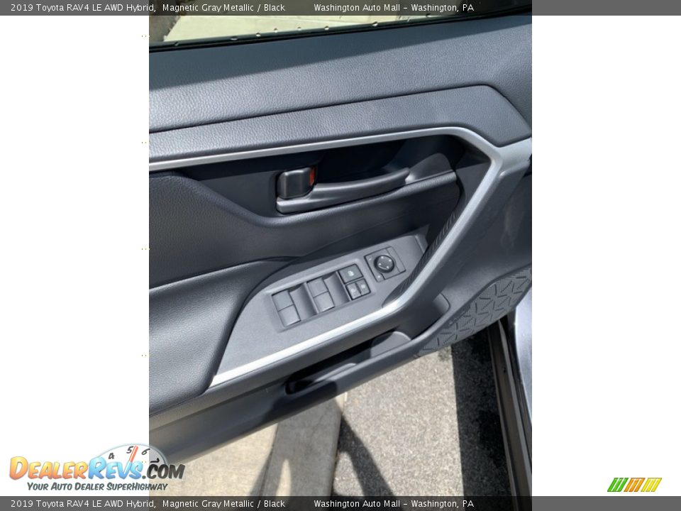 2019 Toyota RAV4 LE AWD Hybrid Magnetic Gray Metallic / Black Photo #9