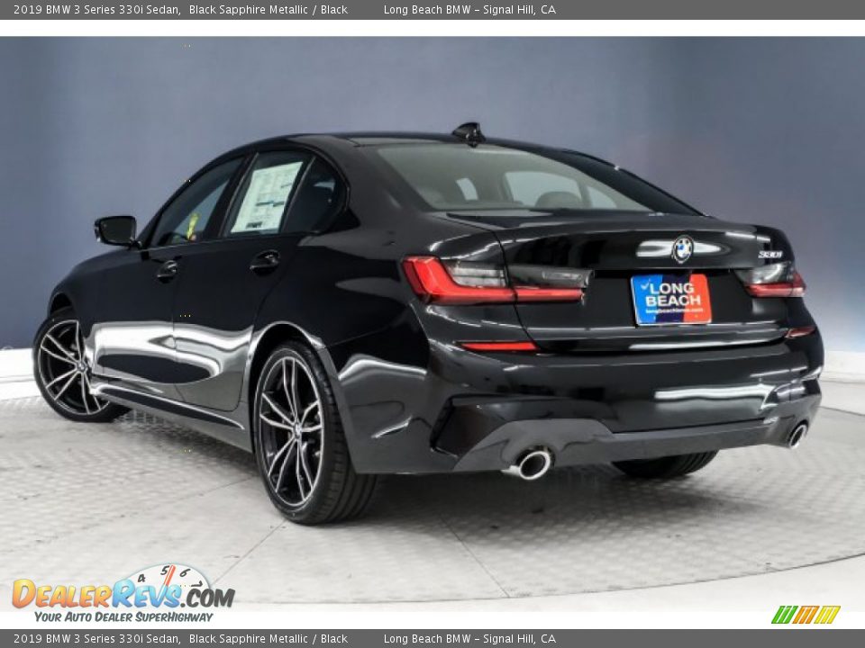 2019 BMW 3 Series 330i Sedan Black Sapphire Metallic / Black Photo #2