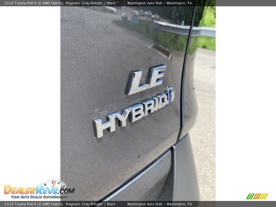 2019 Toyota RAV4 LE AWD Hybrid Magnetic Gray Metallic / Black Photo #19