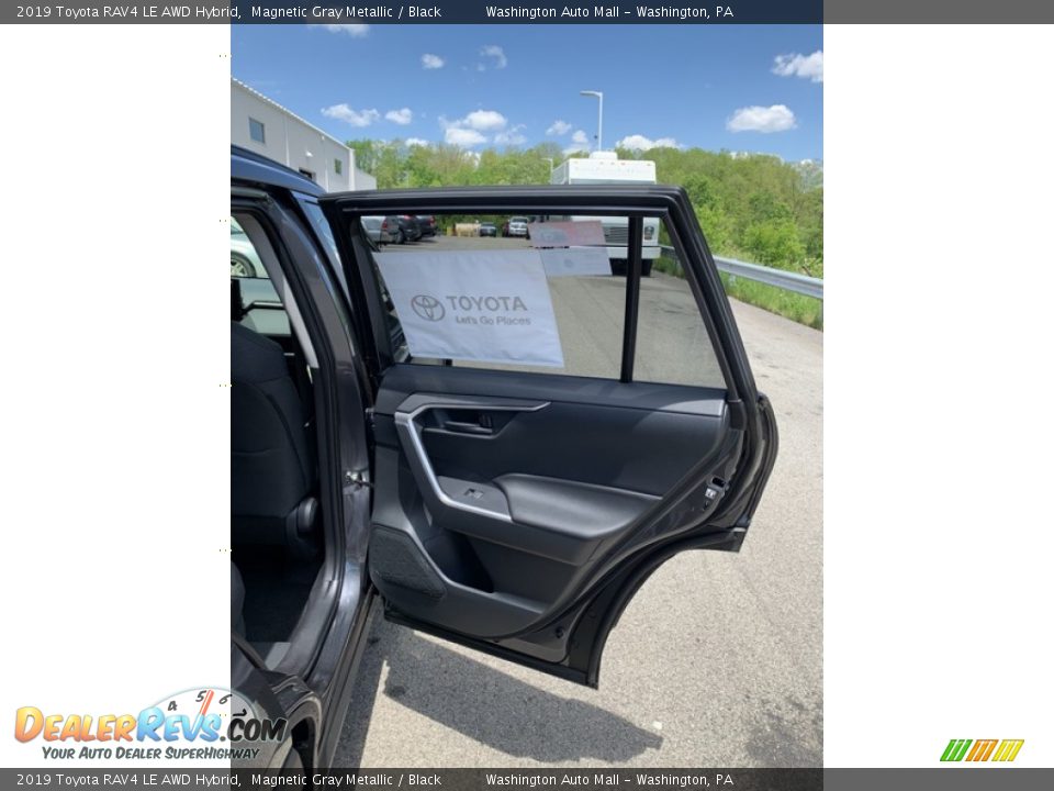 2019 Toyota RAV4 LE AWD Hybrid Magnetic Gray Metallic / Black Photo #24