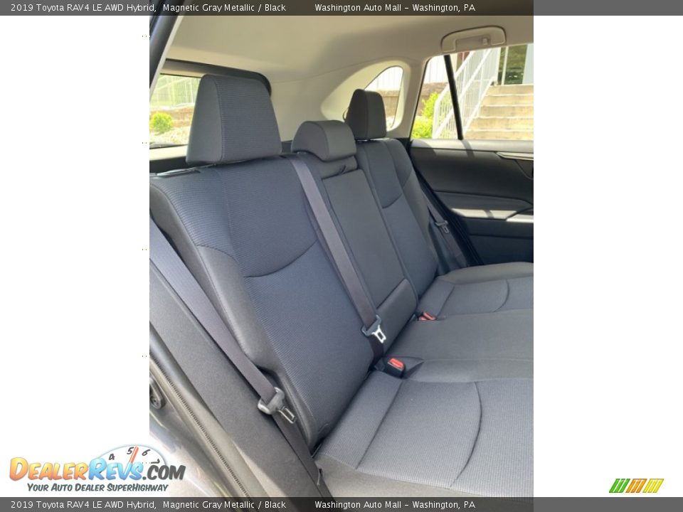 2019 Toyota RAV4 LE AWD Hybrid Magnetic Gray Metallic / Black Photo #25